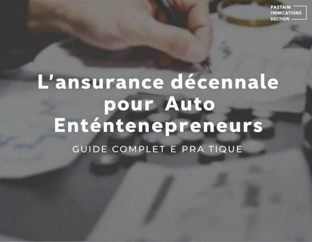 L'Assurance Décennale pour Auto-Entrepreneurs : Guide Complet et Pratique